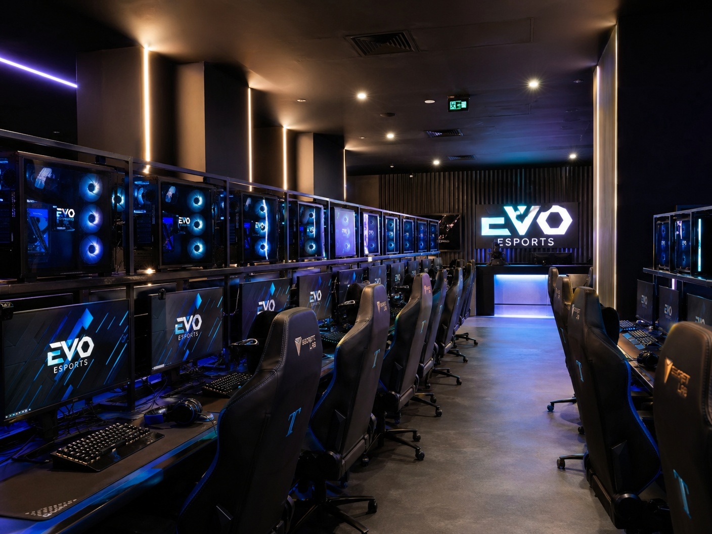 Gaming Lounge Interior